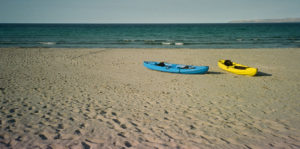 Back in from a relaxing paddle, Kangaroo Island, SA