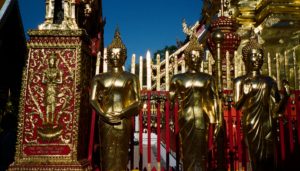 Golden Buddhas, Chiang Mai, Thailand